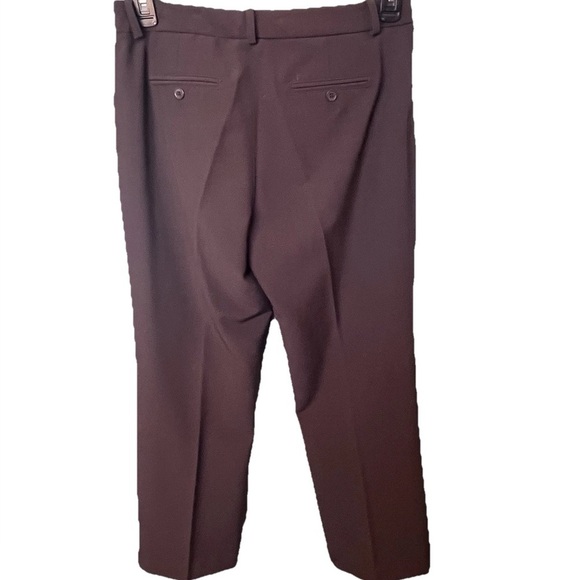 Worthington Modern Fit Ladies Chocolate Brown Dress Slacks 30" Long Size 10 - Picture 8 of 9